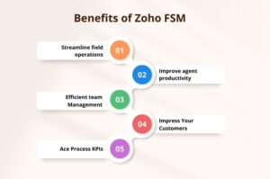 Benefits of zoho fsm