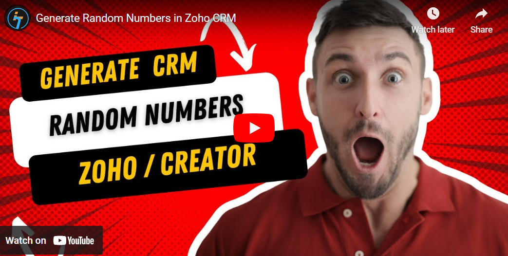 Generate Random Numbers In Zoho CRM