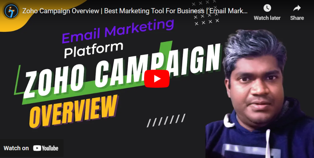 Zoho Campaign Overview - Best Marketing Tool For Business - Email Marketing Platform