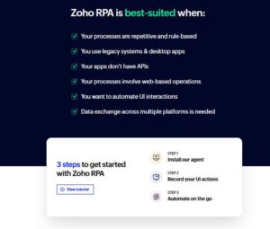 Zoho RPA